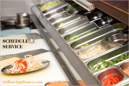 Commercial Commercial Salad Bars & Sandwich Prep Bars Repair Service